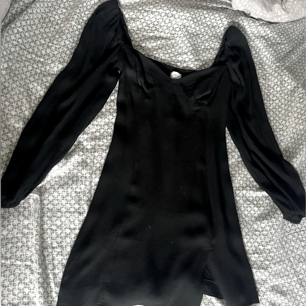 black aritzia long sleeve mini dress - Picture 1 of 3